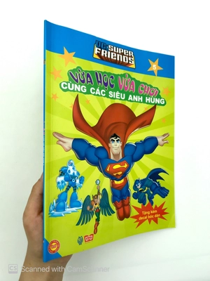 bộ dc. super friends - vừa học vừa chơi cùng các siêu anh hùng t5 (tặng kèm đề can bóc dán)