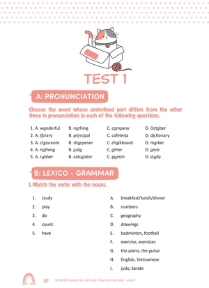 bộ đề bồi dưỡng học sinh giỏi tiếng anh toàn diện lớp 6