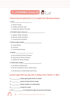 bộ đề bồi dưỡng học sinh giỏi tiếng anh toàn diện lớp 6