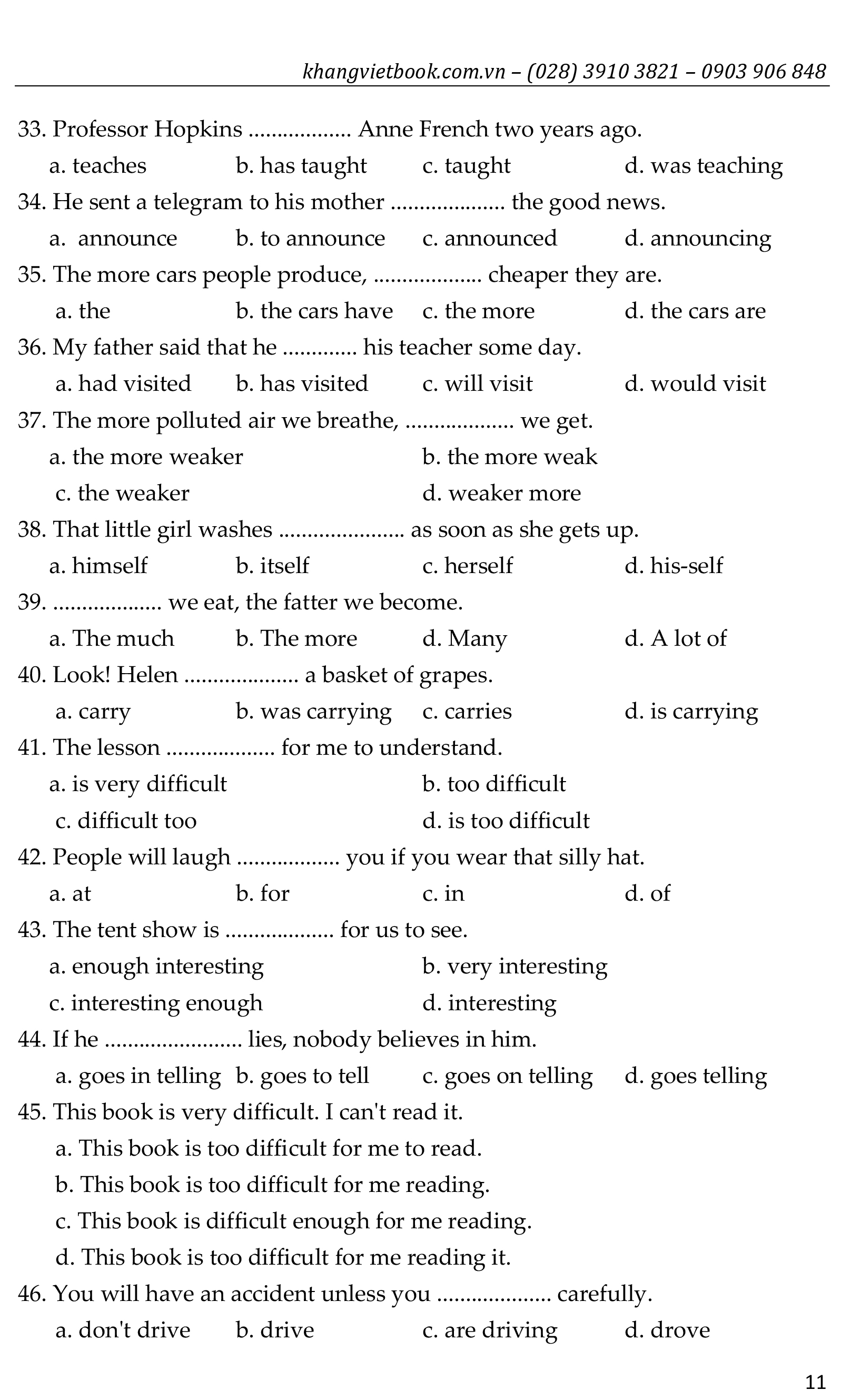 bộ đề bồi dưỡng học sinh giỏi tiếng anh toàn diện lớp 7