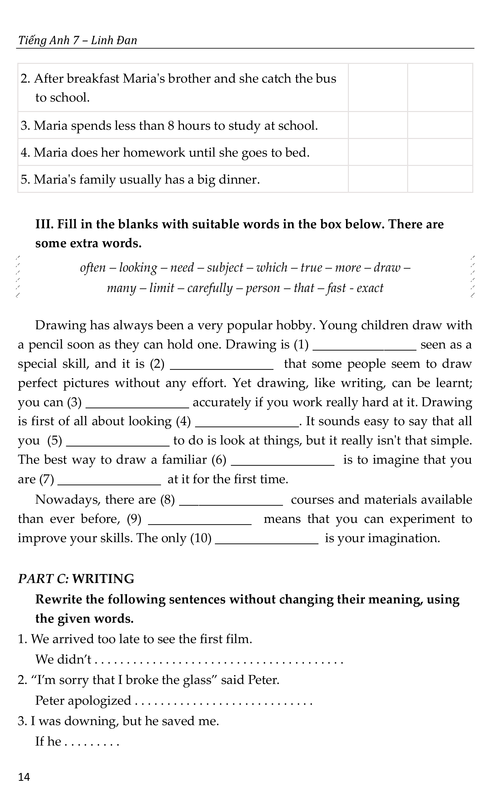 bộ đề bồi dưỡng học sinh giỏi tiếng anh toàn diện lớp 7