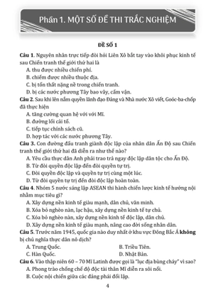 bộ đề kiểm tra đánh giá năng lực môn lịch sử lớp 9