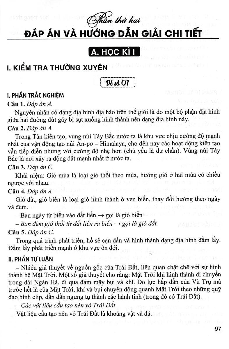 bộ đề kiểm tra địa lí 10