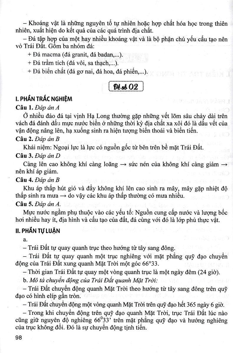 bộ đề kiểm tra địa lí 10