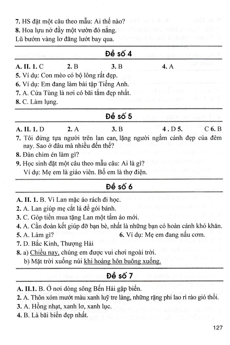 bộ đề kiểm tra môn tiếng việt lớp 3 (dùng kèm sgk chân trời sáng tạo)