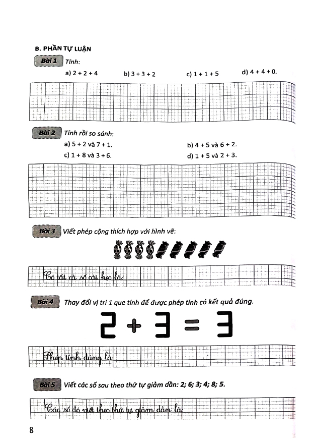 bộ đề kiểm tra môn toán - lớp 1 (kết nối)