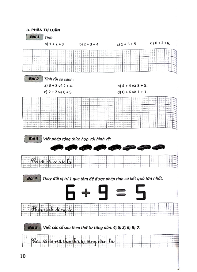 bộ đề kiểm tra môn toán - lớp 1 (kết nối)