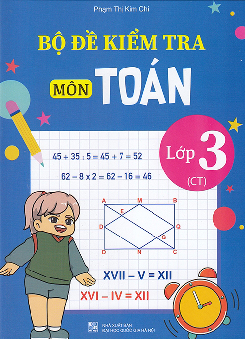 bộ đề kiểm tra môn toán - lớp 3 (chân trời)