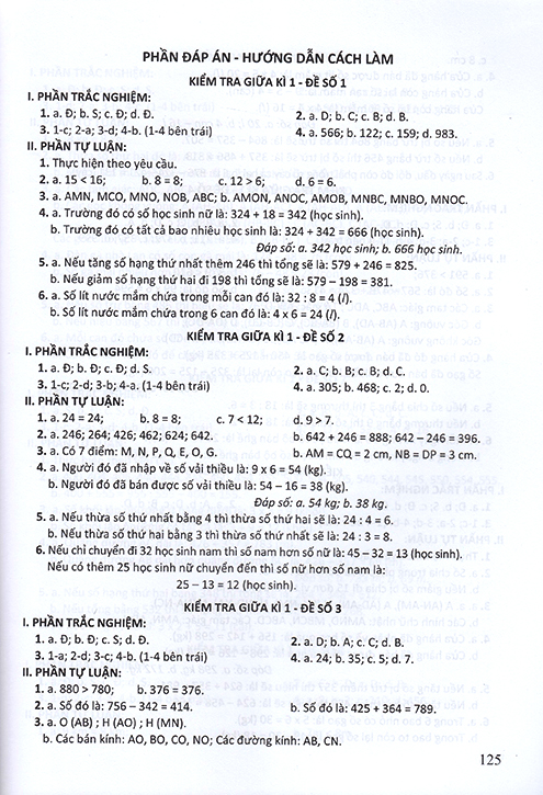 bộ đề kiểm tra môn toán - lớp 3 (kết nối)