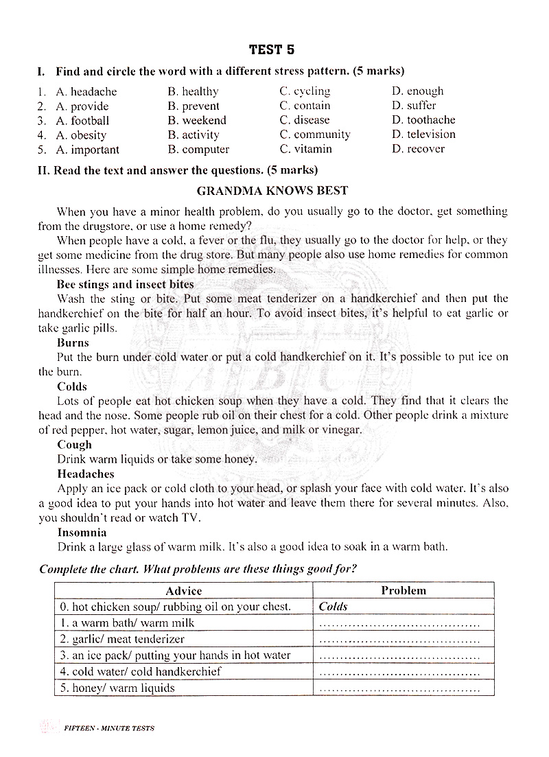 bộ đề kiểm tra tiếng anh 7