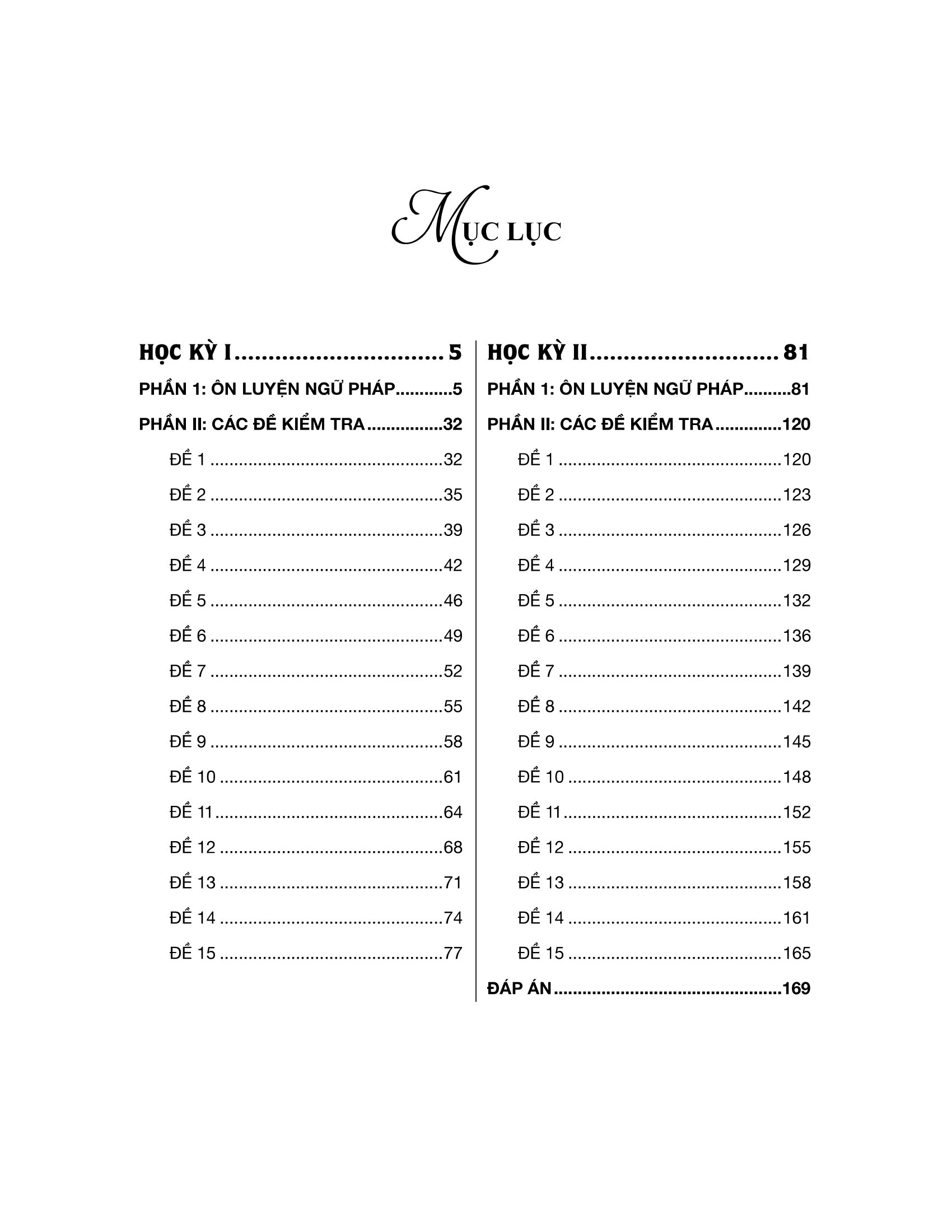 bộ đề kiểm tra tiếng anh 8 (chương trình thí điểm)