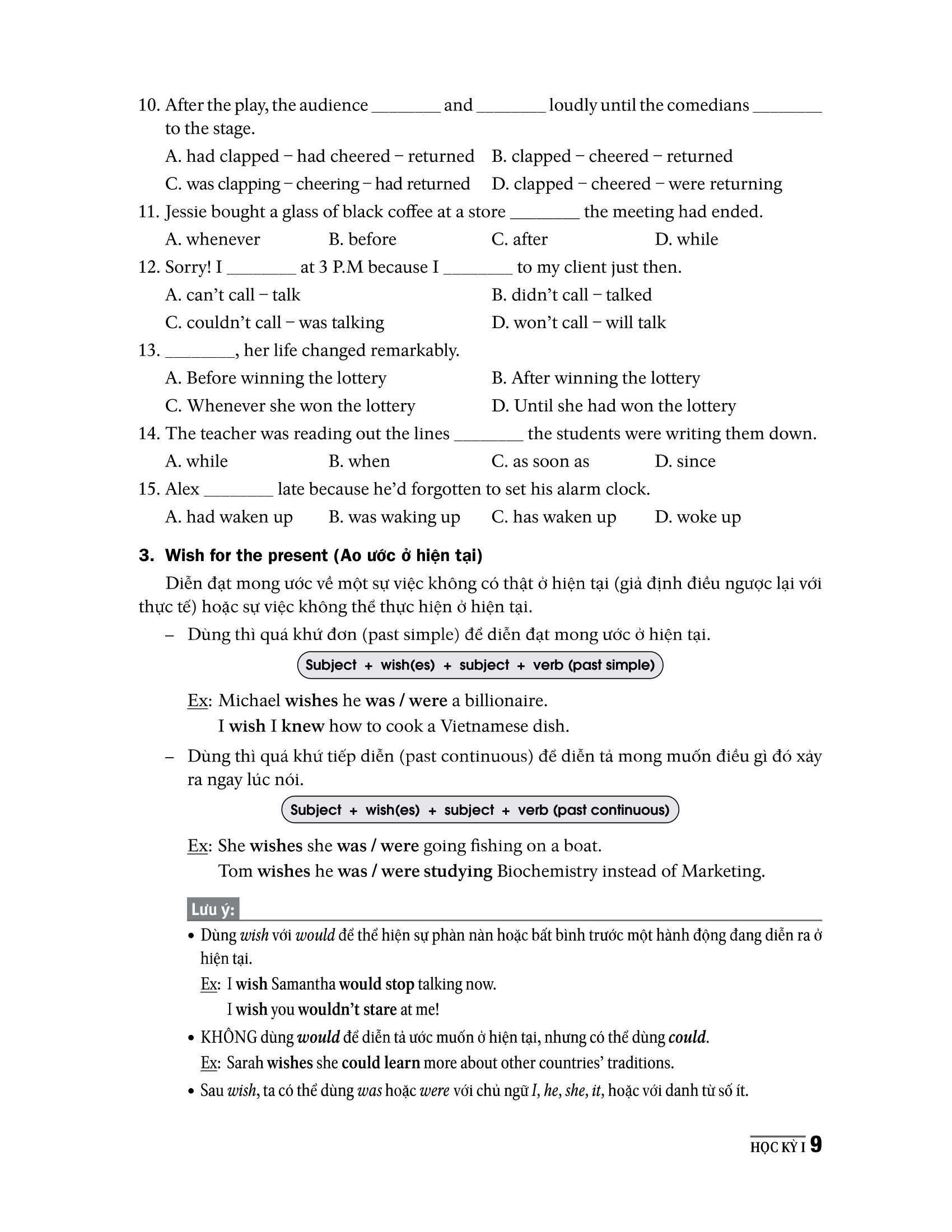 bộ đề kiểm tra tiếng anh 9 (chương trình thí điểm)