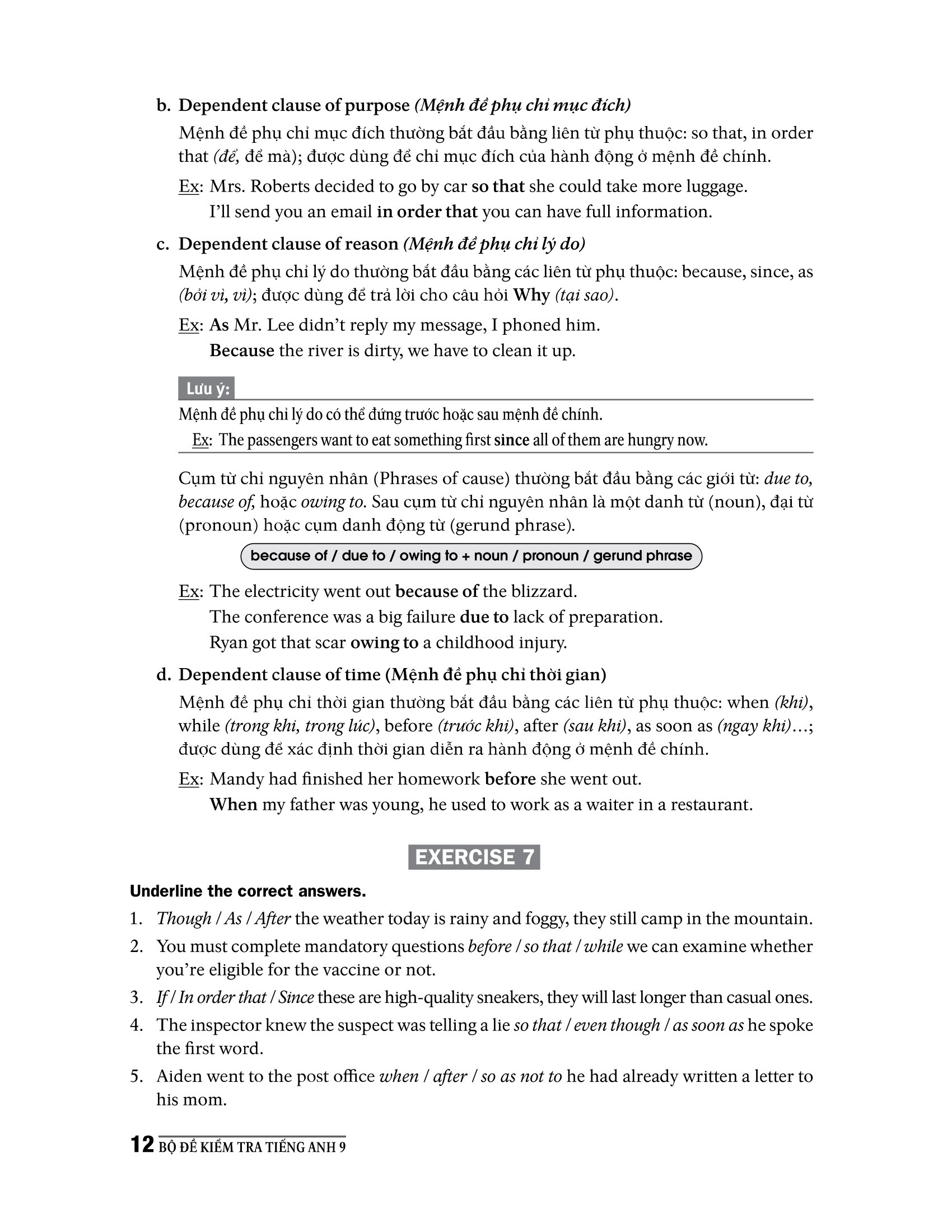 bộ đề kiểm tra tiếng anh 9 (chương trình thí điểm)