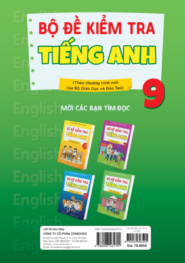 bộ đề kiểm tra tiếng anh 9 (chương trình thí điểm)