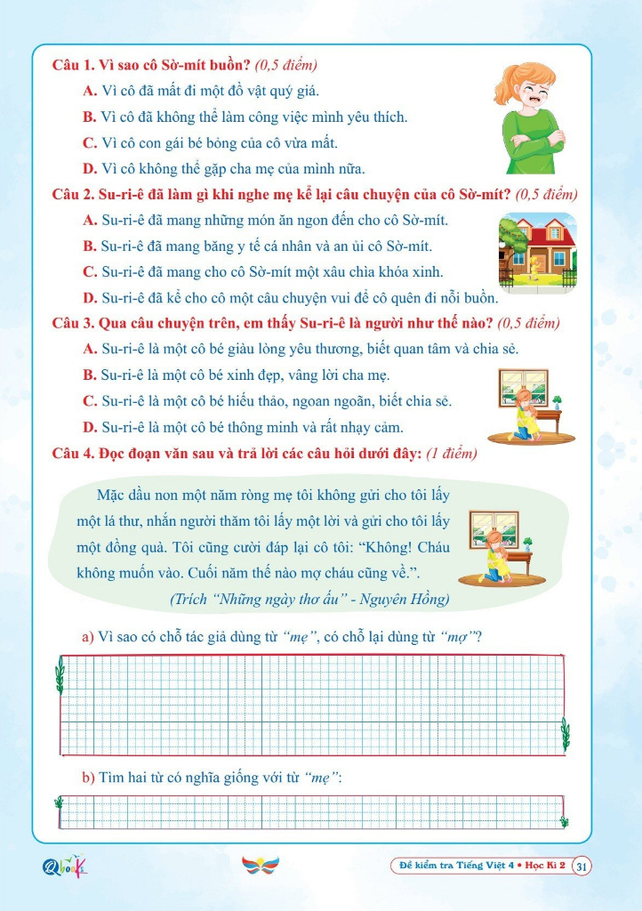 Bo
						
										
										De Kiem Tra Tieng Viet 4 - Hoc Ki 2 (Canh Dieu)