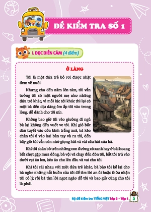 bộ đề kiểm tra tiếng việt 5 - tập 1 (kết nối) (sách màu)