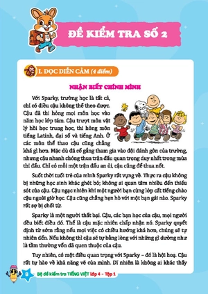 bộ đề kiểm tra tiếng việt lớp 4 - tập 1 (kết nối)