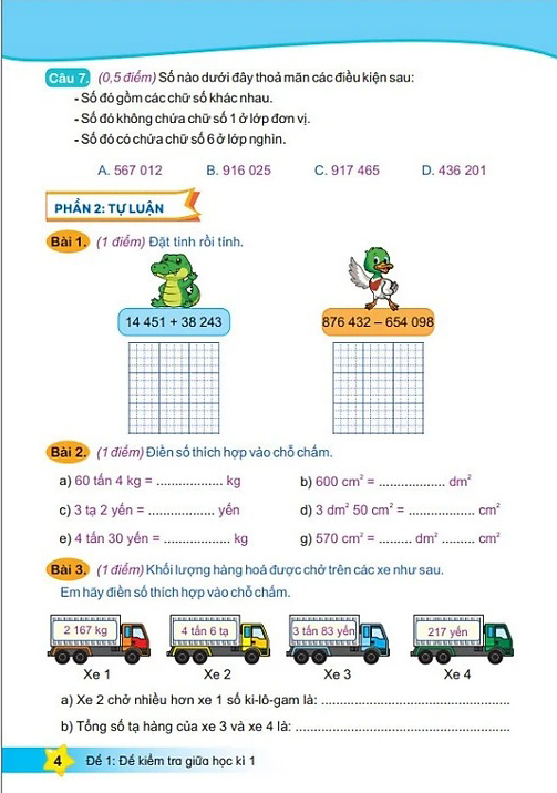 Bo
						
										
										De Kiem Tra Toan 4 - Hoc Ki 1 (Ket Noi)