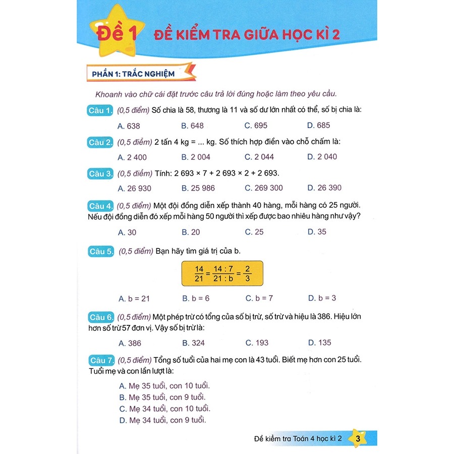 Bo
						
										
										De Kiem Tra Toan 4 - Hoc Ki 2 (Ket Noi Tri Thuc Voi Cuoc Song)