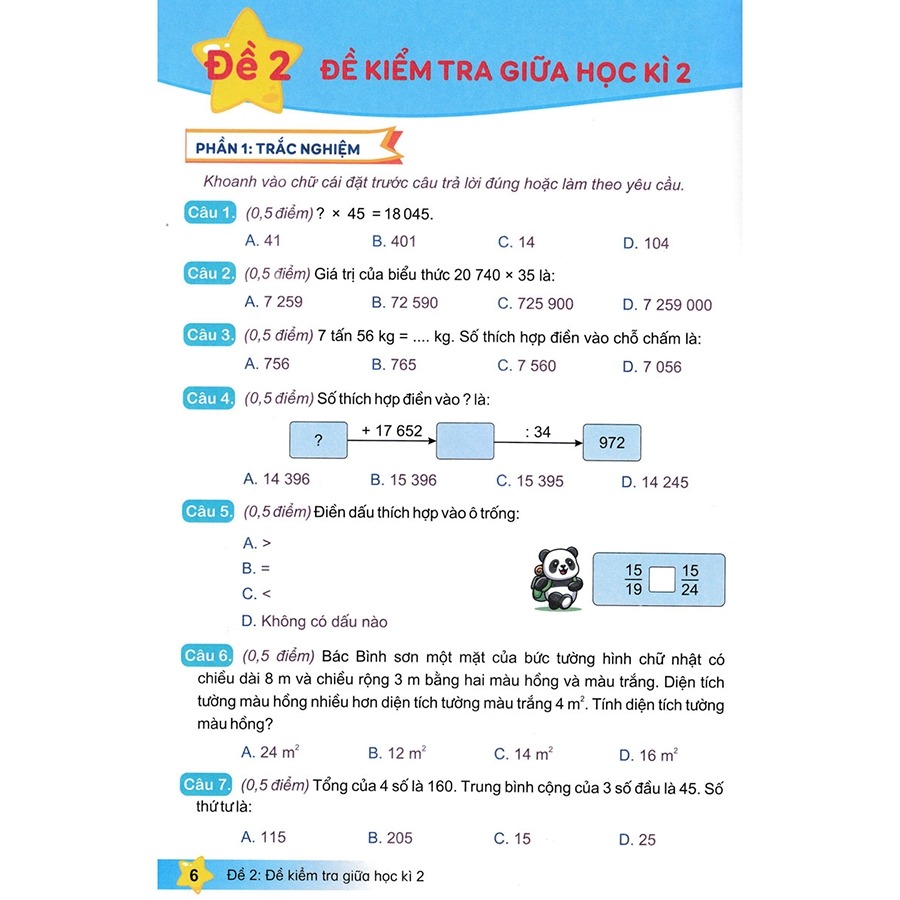 Bo
						
										
										De Kiem Tra Toan 4 - Hoc Ki 2 (Ket Noi Tri Thuc Voi Cuoc Song)