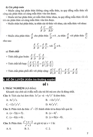 bộ đề kiểm tra toán 8 (bám sát sgk chân trời sáng tạo)