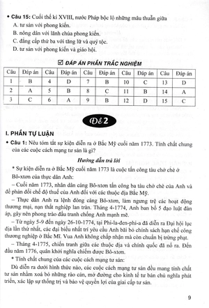 bộ đề kiểm tra trắc nghiệm và tự luận lịch sử 11 (dùng chung cho các bộ sgk hiện hành)