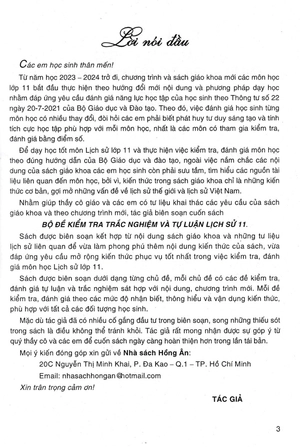 bộ đề kiểm tra trắc nghiệm và tự luận lịch sử 11 (dùng chung cho các bộ sgk hiện hành)