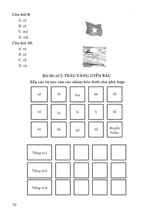 bộ để luyện thi violympic trạng nguyên tiếng việt trên internet lớp 1