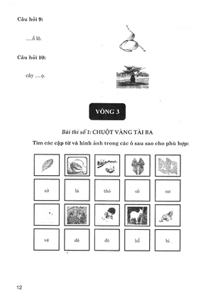 bộ để luyện thi violympic trạng nguyên tiếng việt trên internet lớp 1