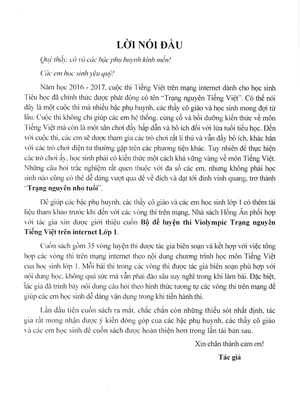 bộ để luyện thi violympic trạng nguyên tiếng việt trên internet lớp 1