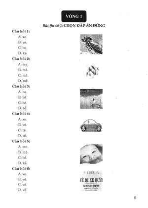 bộ để luyện thi violympic trạng nguyên tiếng việt trên internet lớp 1