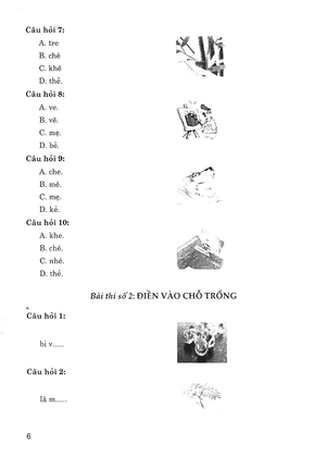 bộ để luyện thi violympic trạng nguyên tiếng việt trên internet lớp 1