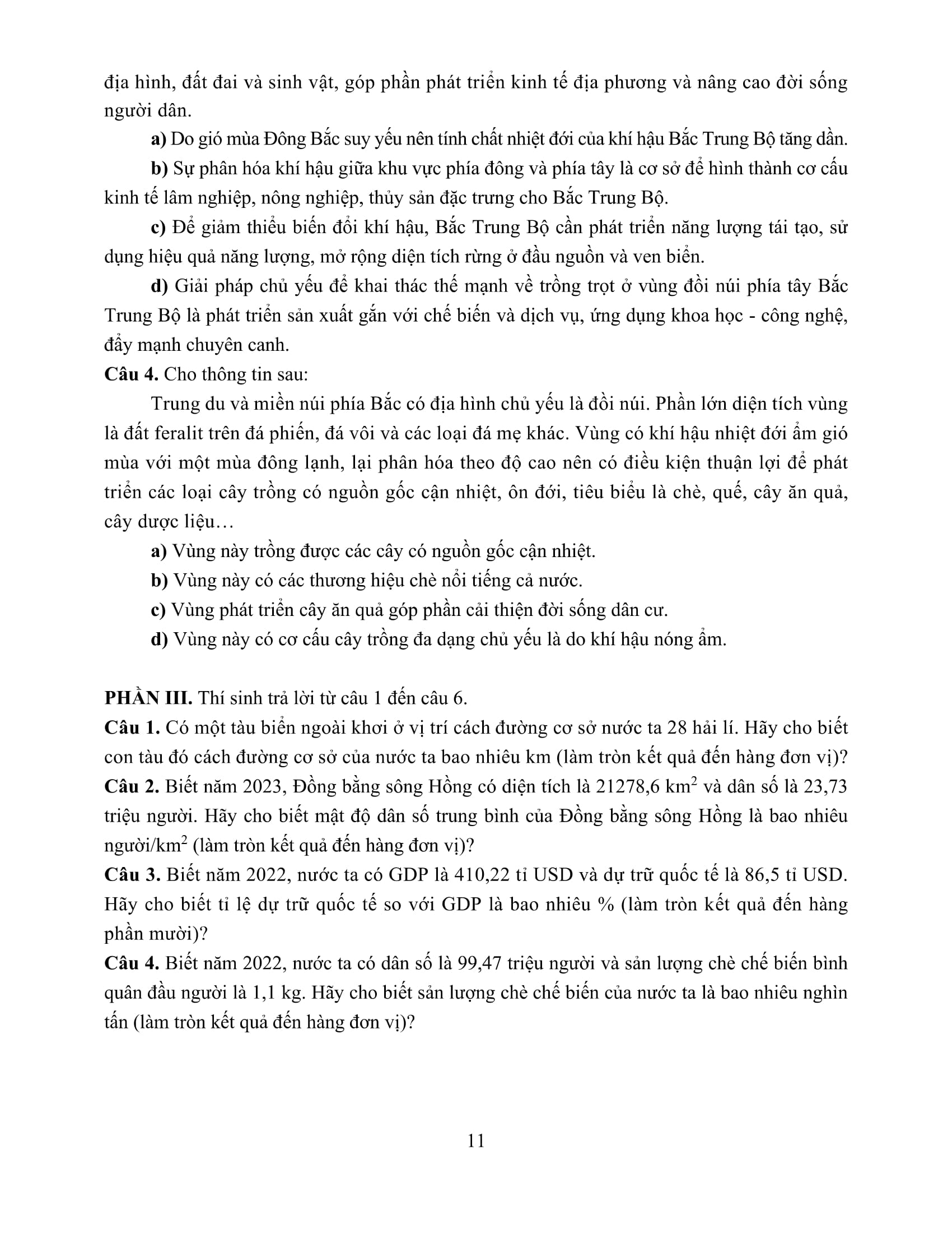 Bộ Đề Ôn Luyện Chuyên Sâu - Môn Địa Lí - Kỳ Thi Tốt Nghiệp THPT Theo Chương Trình GDPT Mới
