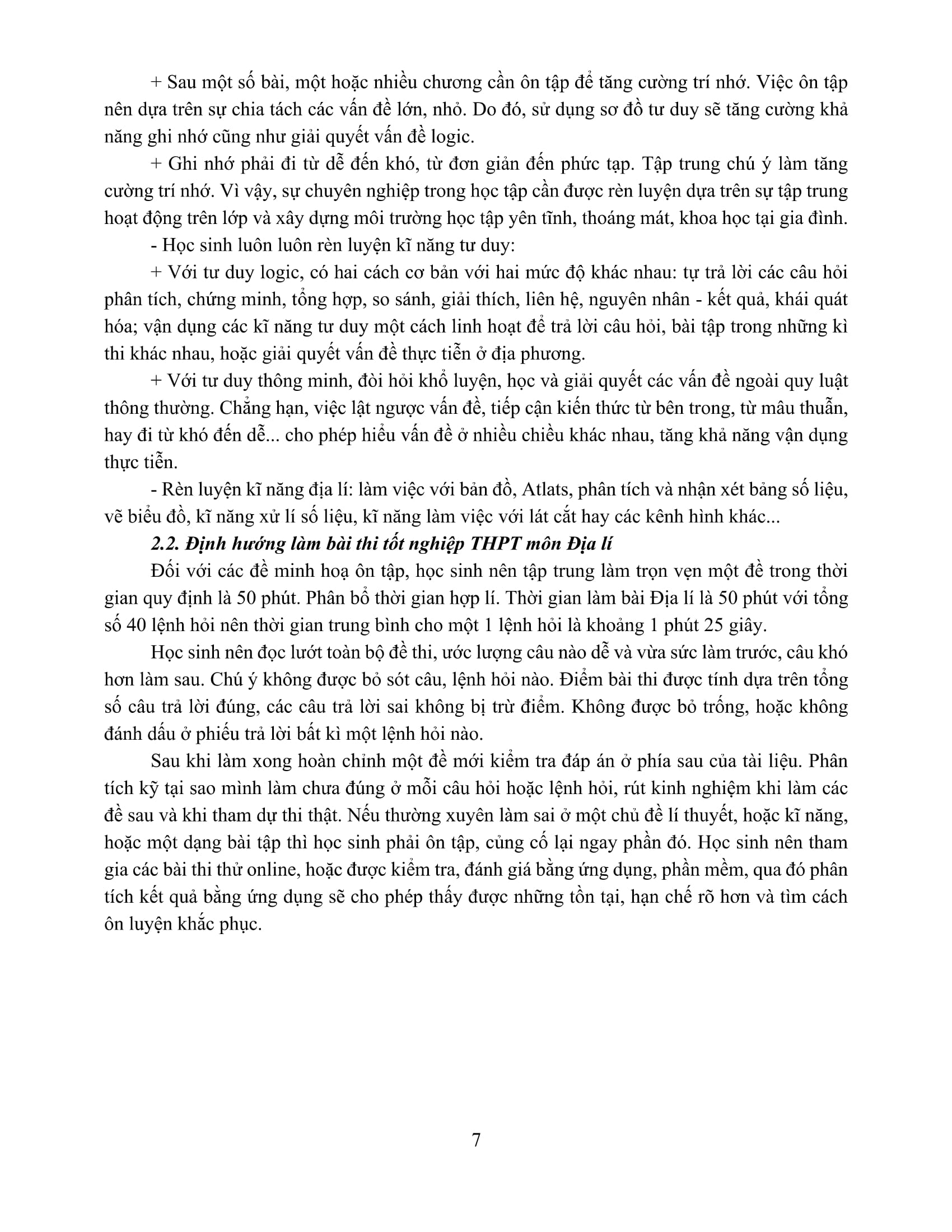 Bộ Đề Ôn Luyện Chuyên Sâu - Môn Địa Lí - Kỳ Thi Tốt Nghiệp THPT Theo Chương Trình GDPT Mới