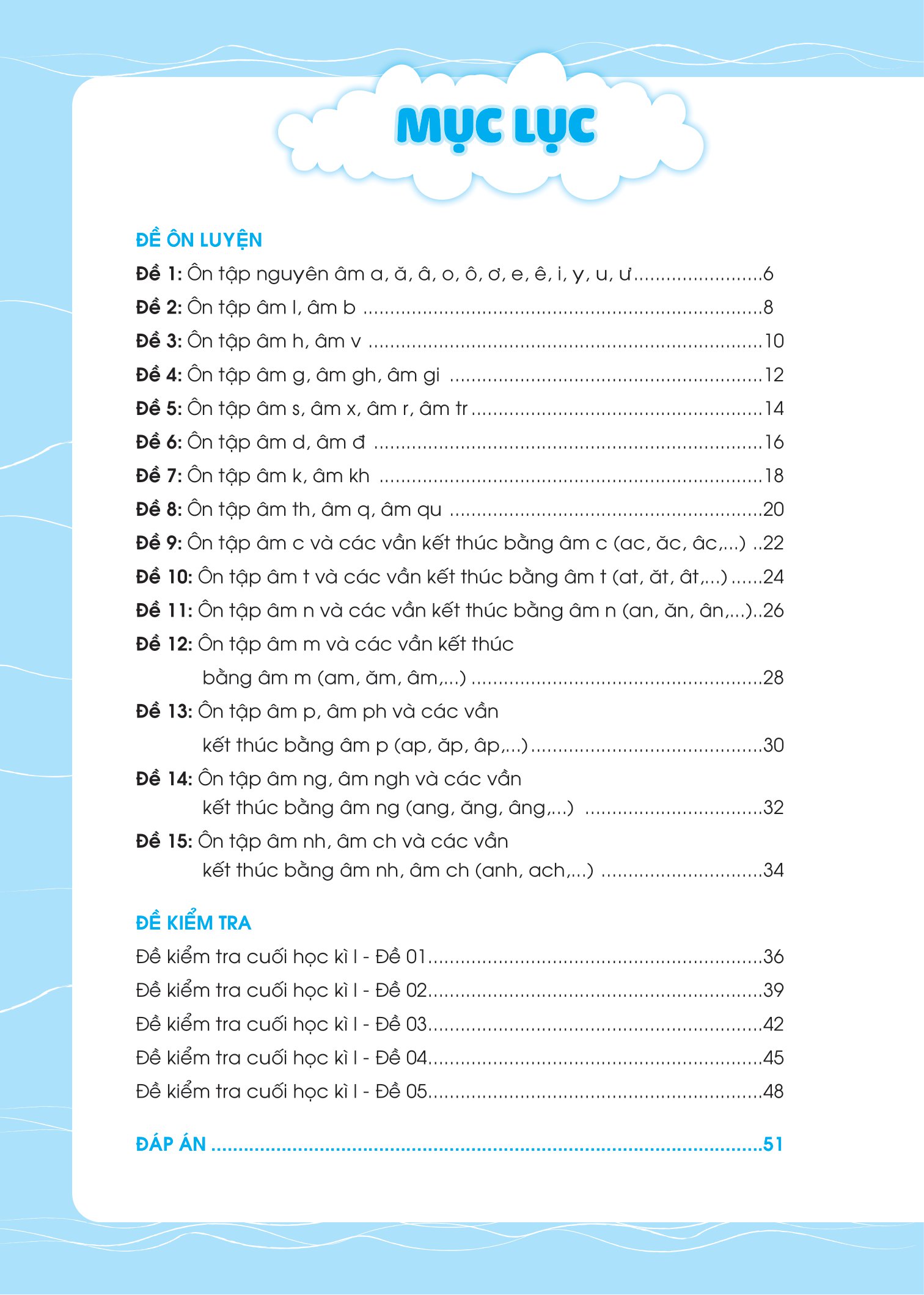 bộ đề ôn luyện và tự kiểm tra tiếng việt lớp 1 - tập 1
