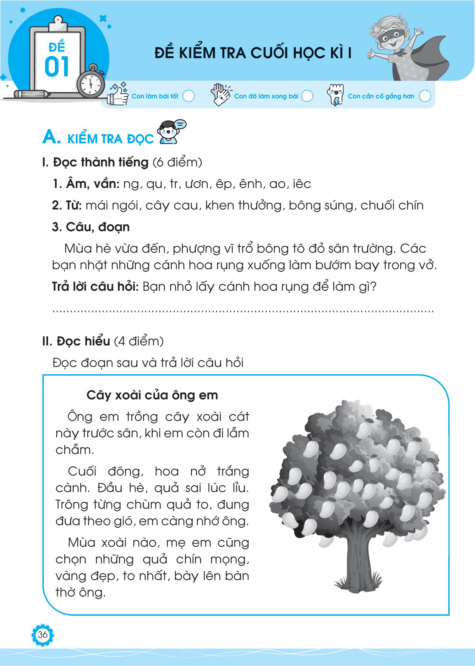 bộ đề ôn luyện và tự kiểm tra tiếng việt lớp 1 - tập 1