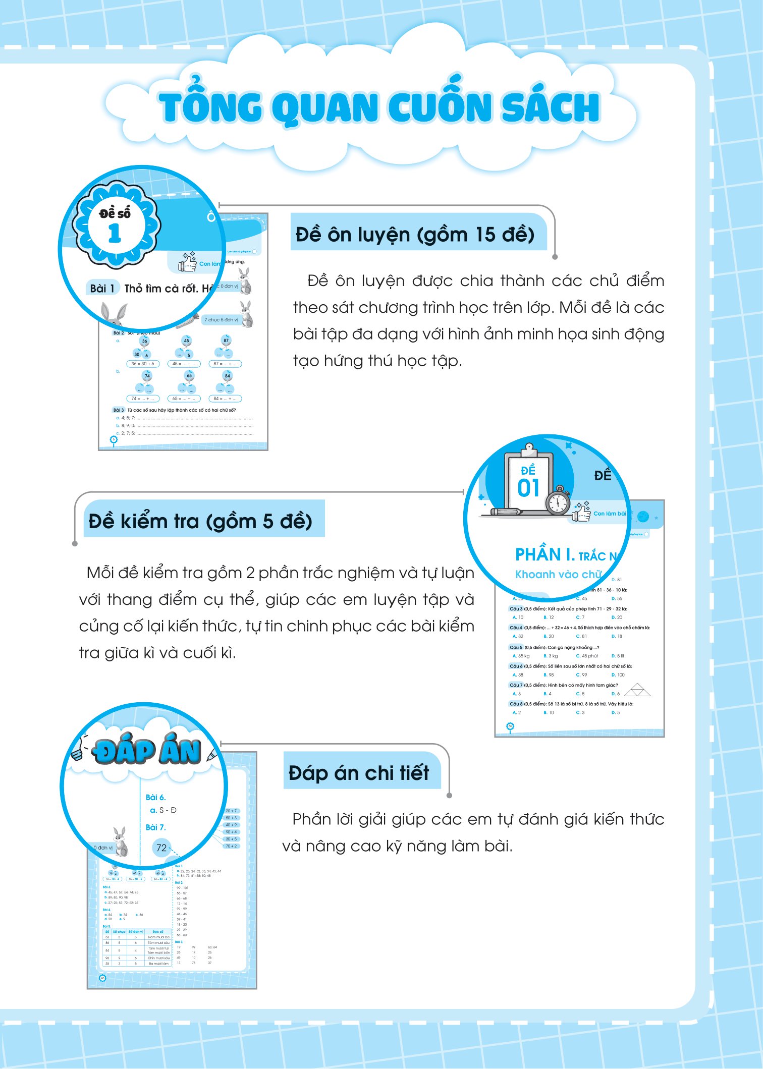 bộ đề ôn luyện và tự kiểm tra toán lớp 2 - tập 1