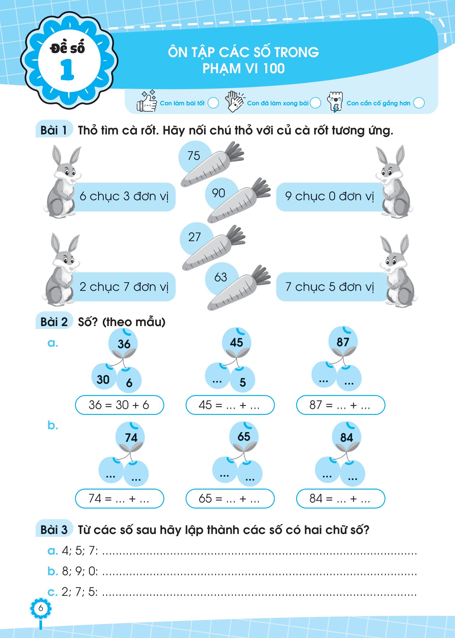 bộ đề ôn luyện và tự kiểm tra toán lớp 2 - tập 1