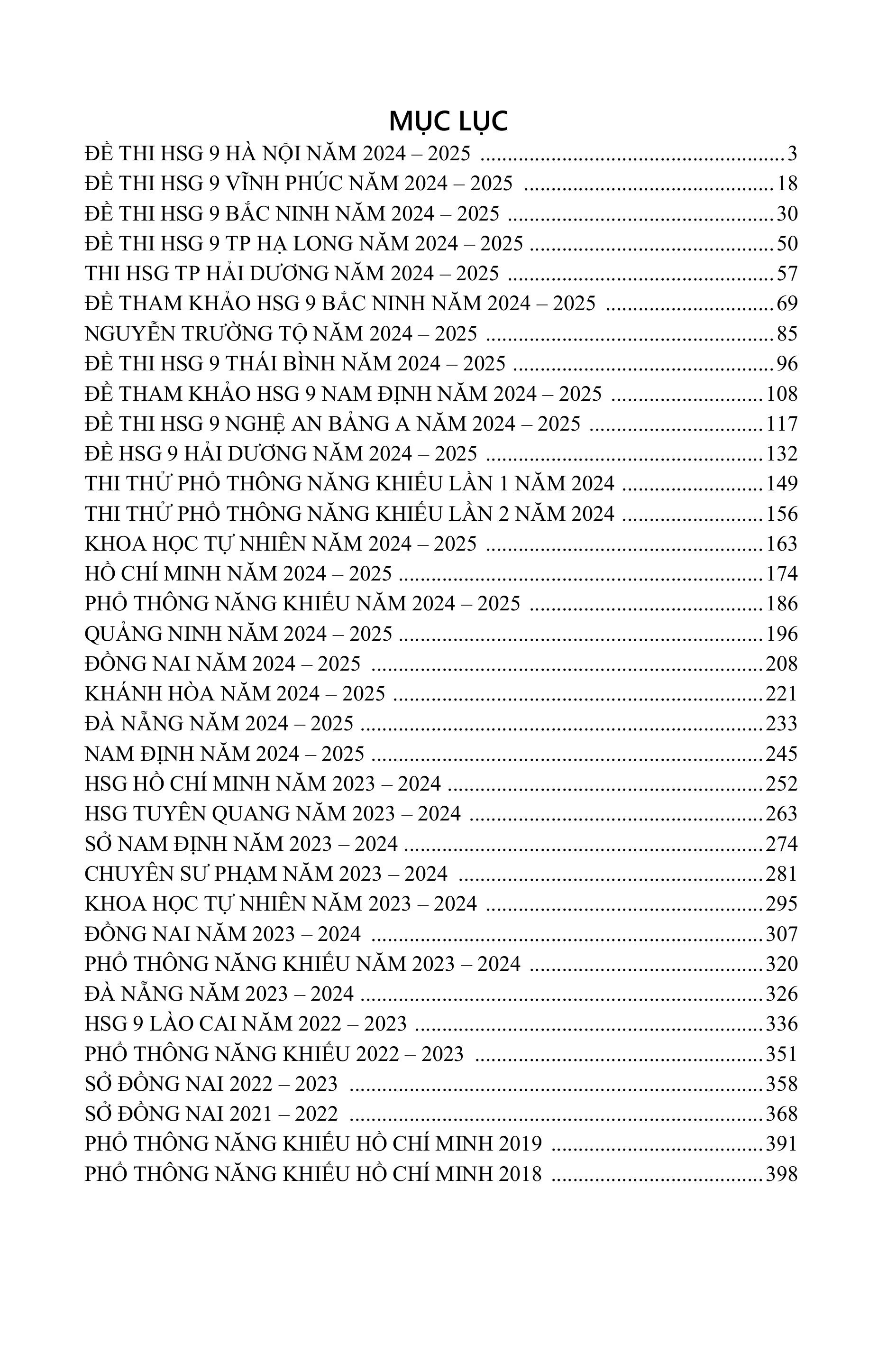 Bo De Thi Hoc Sinh Gioi Va On Thi Vao Lop 10 Chuyen Hoa