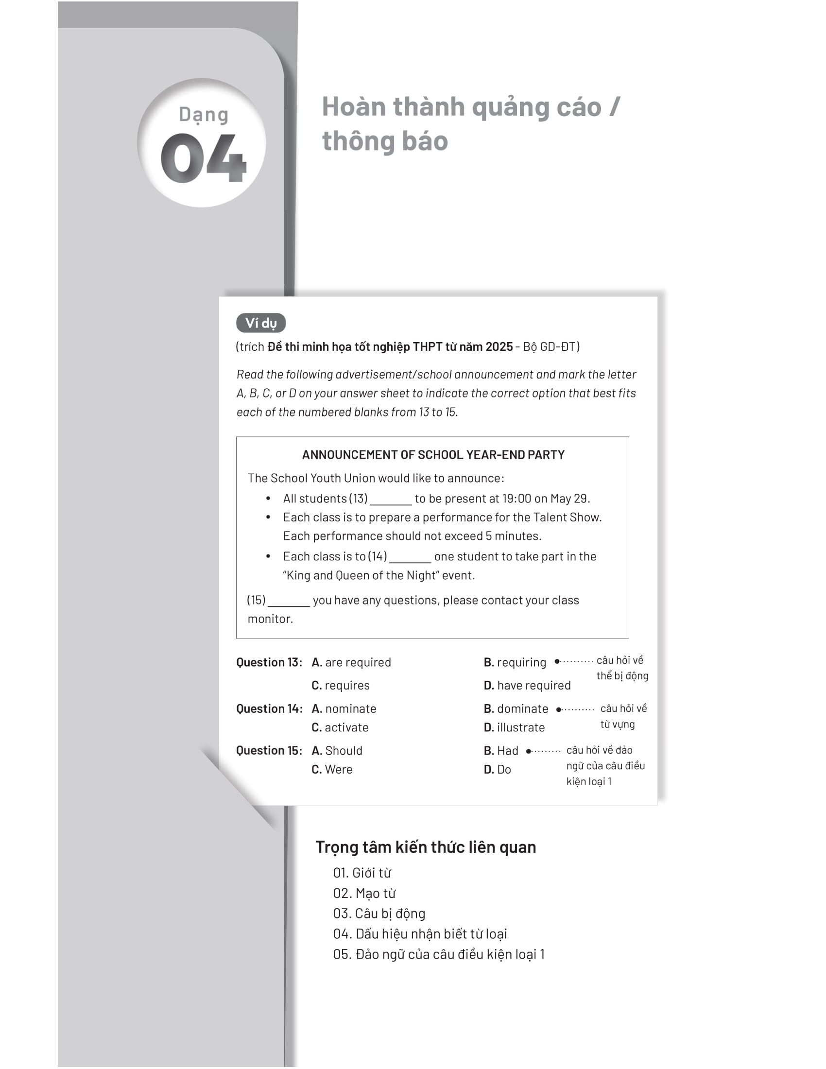 bộ đề thi thử tốt nghiệp thpt môn tiếng anh