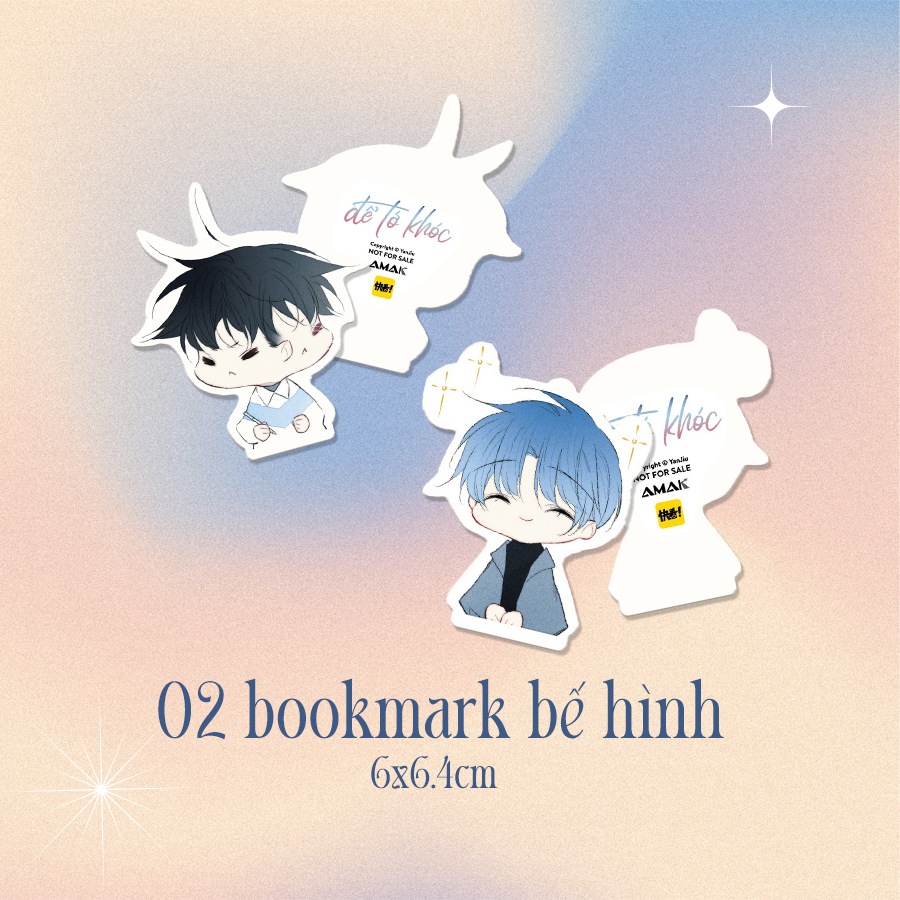 bộ để tớ khóc - tập 5 - tặng kèm 2 bookmark bế hình + 1 postcard 2 mặt