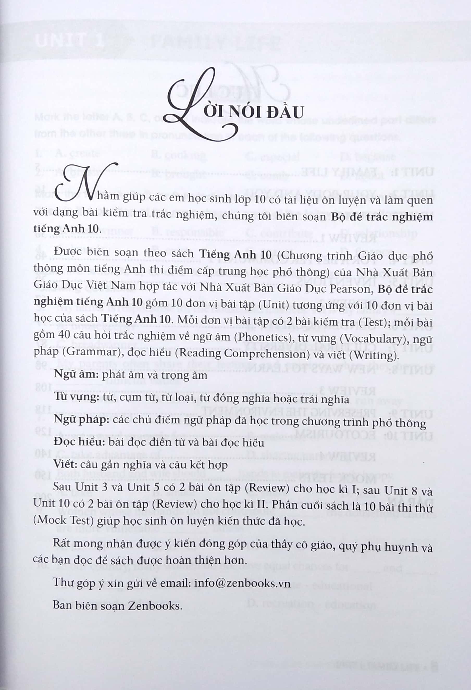 bộ đề trắc nghiệm tiếng anh 10 - theo chương trình mới của bộ gd&đt (2021)