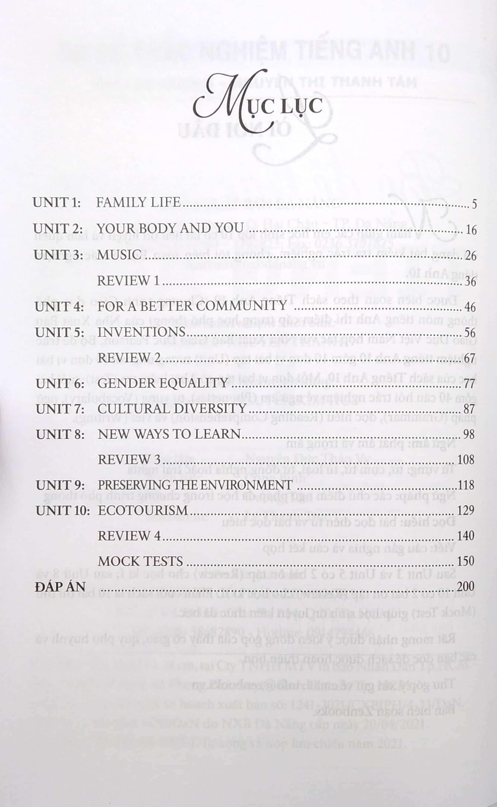 bộ đề trắc nghiệm tiếng anh 10 - theo chương trình mới của bộ gd&đt (2021)