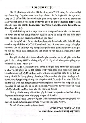 bộ đề tuyển chọn ôn thi tốt nghiệp bài thi thpt - môn tiếng anh