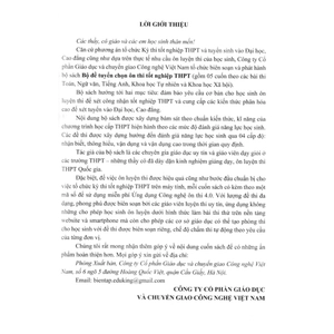 bộ đề tuyển chọn ôn thi tốt nghiệp bài thi thpt - môn toán