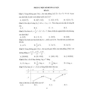 bộ đề tuyển chọn ôn thi tốt nghiệp bài thi thpt - môn toán