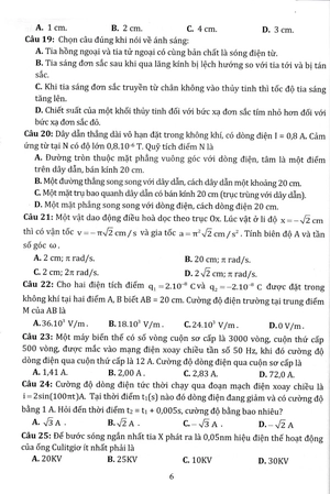 bộ đề tuyển chọn ôn thi tốt nghiệp thpt - bài thi khoa học tự nhiên