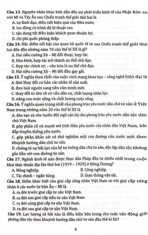 bộ đề tuyển chọn ôn thi tốt nghiệp thpt - bài thi khoa học xã hội