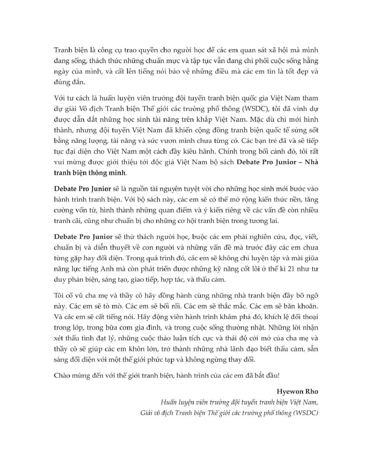 Bo
						
										
										Debate Pro Junior: Nha Tranh Bien Thong Minh Book1