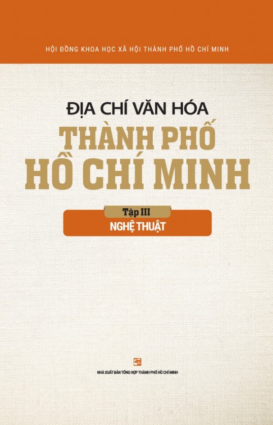 bộ địa chí văn hóa thành phố hồ chí minh tập 3 - nghệ thuật